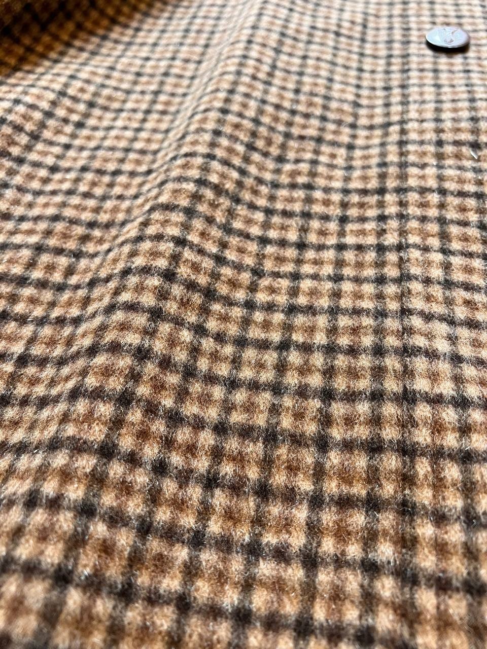 celine vintage wool coat houndstooth sherlock holmes