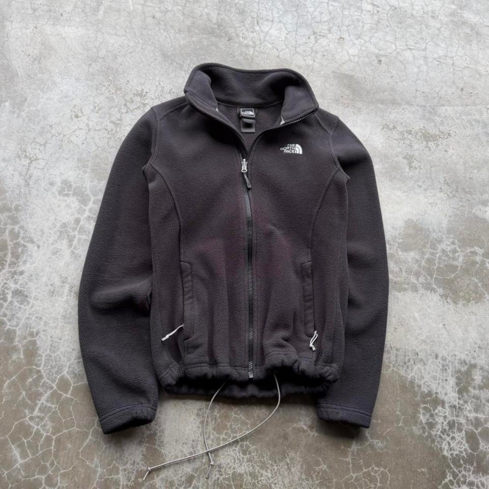Vintage Black The North Face Basic fleece full zip jacket Womens size small