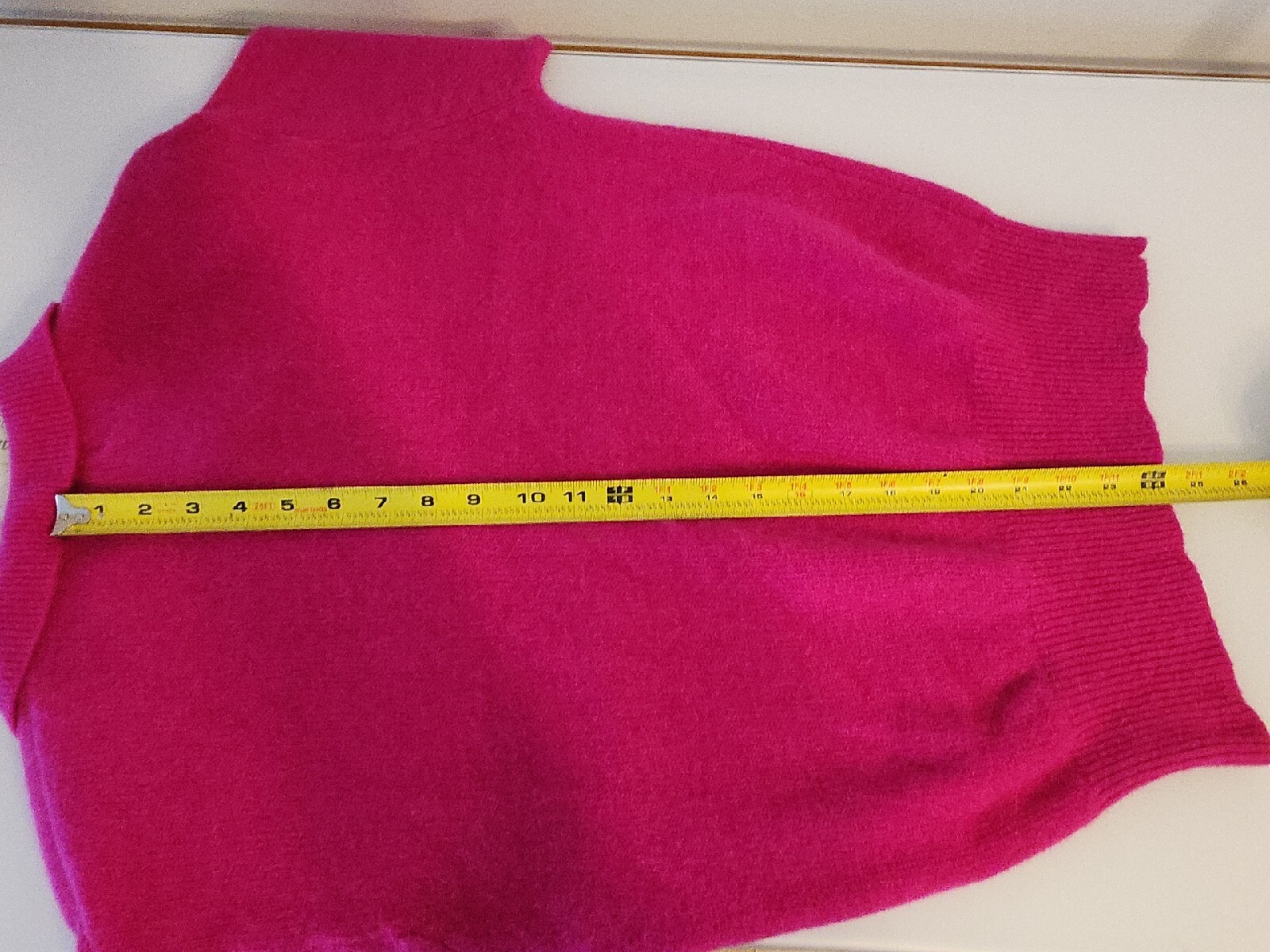 NWT VTG Chance Encounters Sweater Small Pink Angora Rabbit Lambs Wool READ DESC