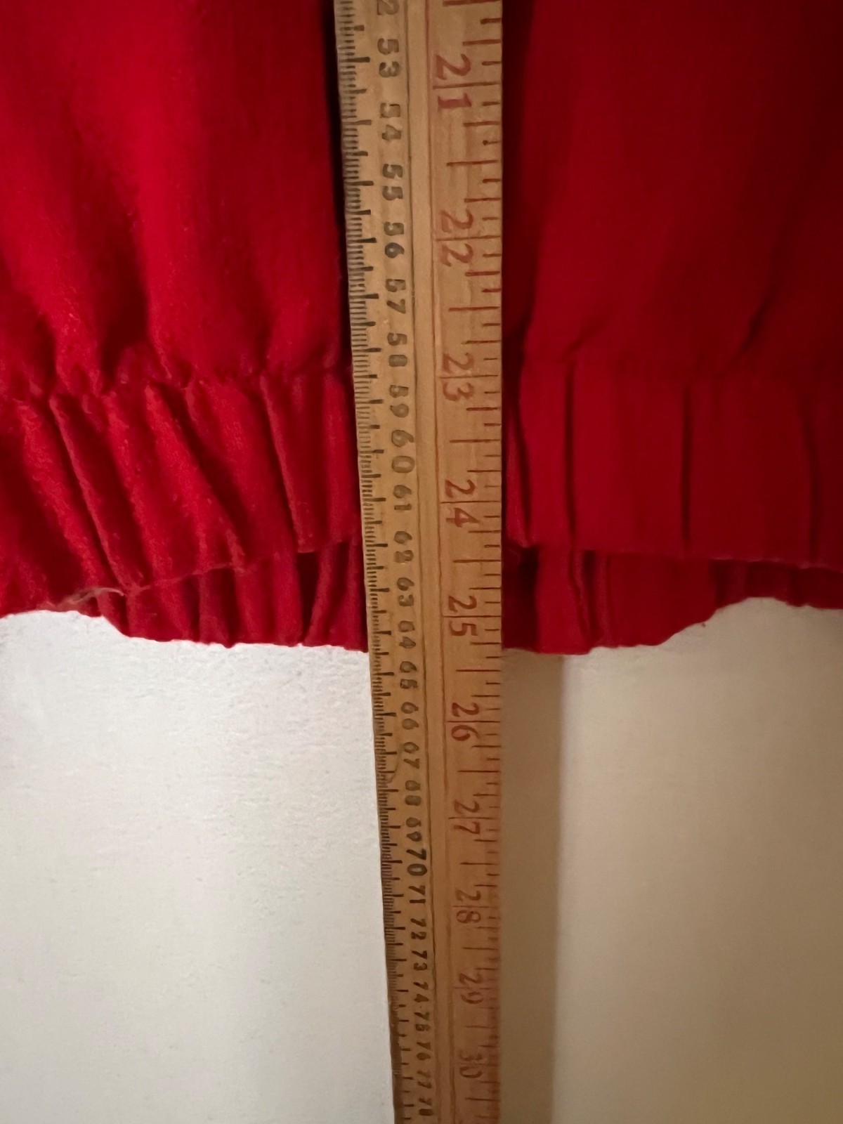 Red Vintage Women’s Jacket Medium You Babes by Fritzi Wool Blend Pleaded Shoulde