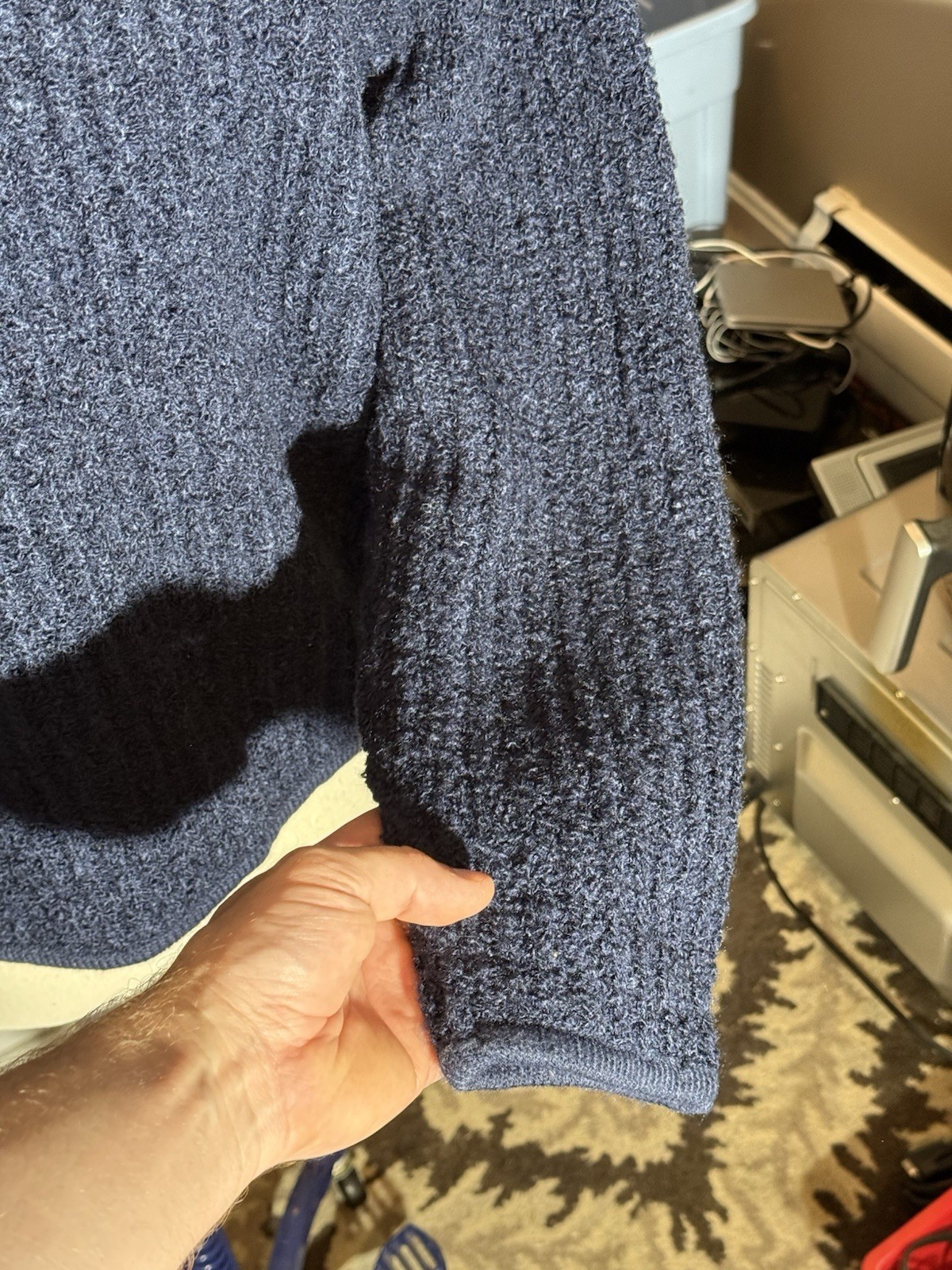 Tanner XL Acrylic Dark Blue Sweater (vintage New Old Stock)