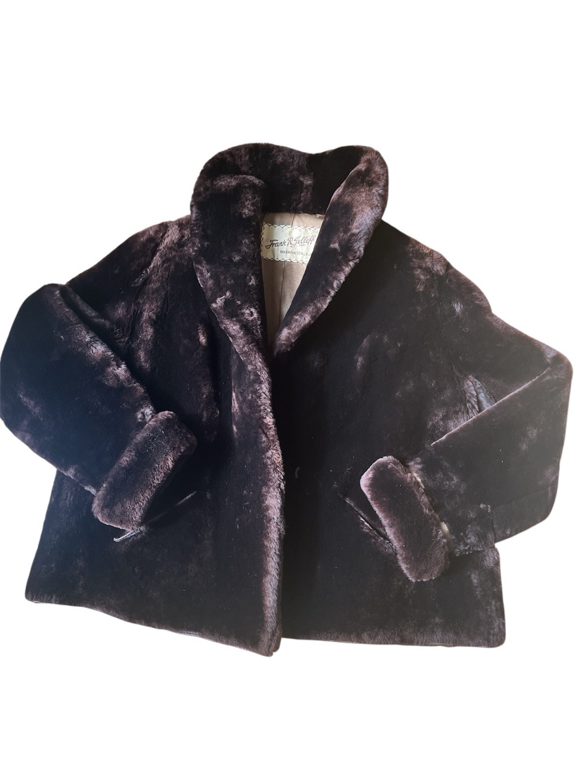 One of a kind Frank R. Gelleff Brown genuine fur