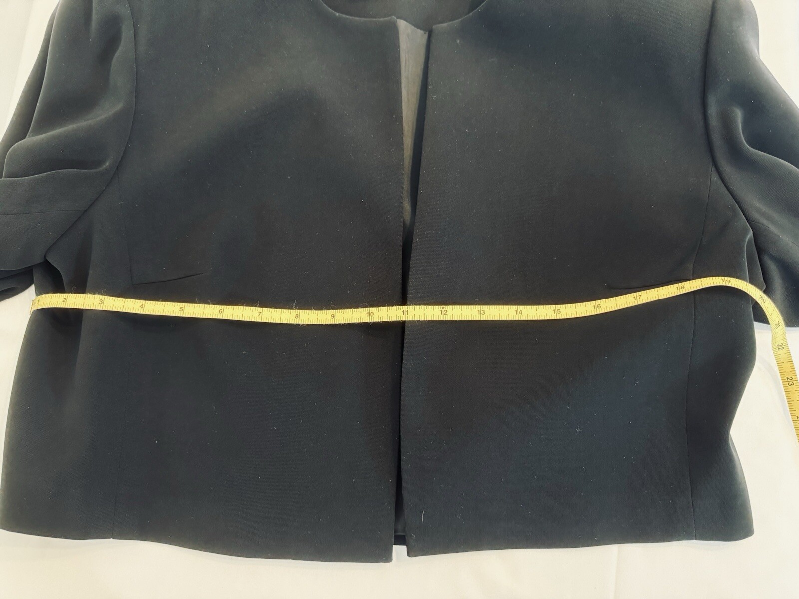 Vtg Y2K Maggy London Size 14 Black Cocktail Spaghetti Strap Dress with Bolero