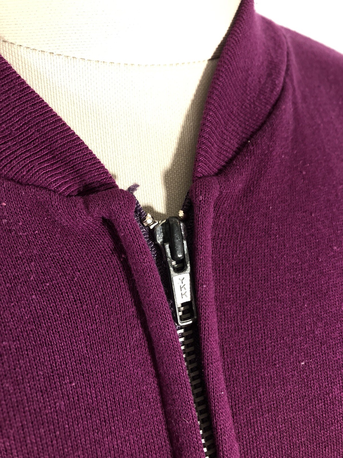 Vintage NIKE Adult S/M Full Zip Sweatshirt Vest Shirt Top Active Retro 70s 80s