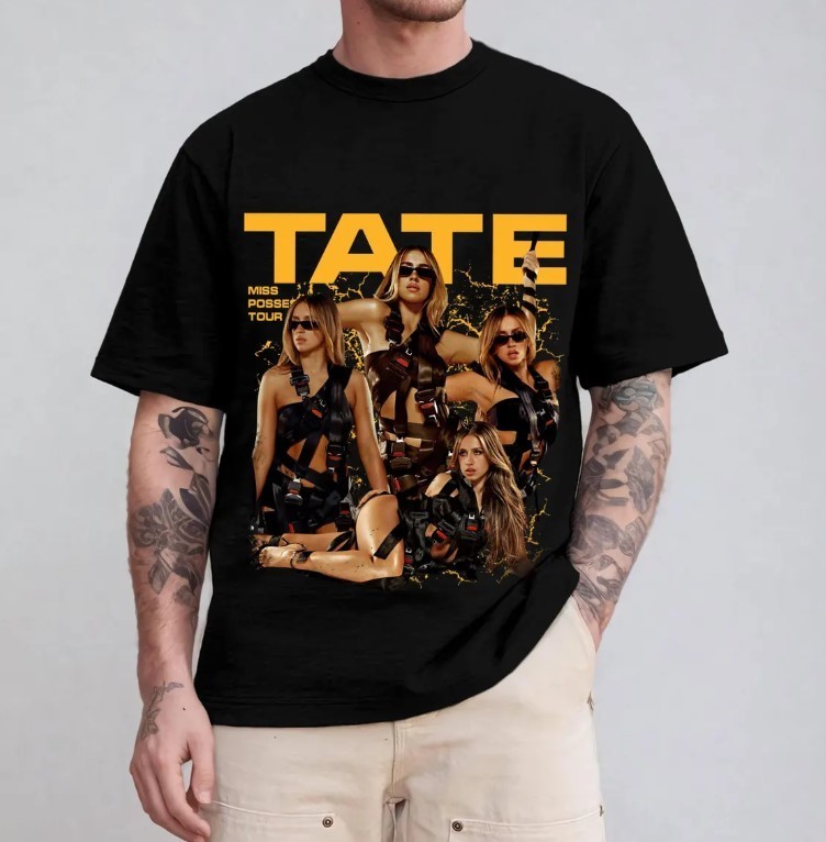 Comfort Colors 2025 Tate McRae Miss Possessive Tour Shirt