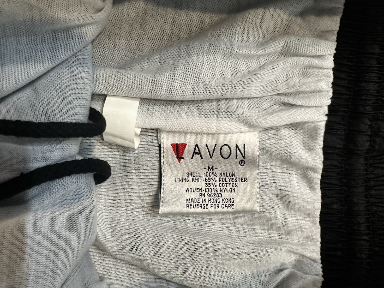 VTG 90s Lavon Windbreaker Tracksuit Set Womens Medium Black Hong Kong