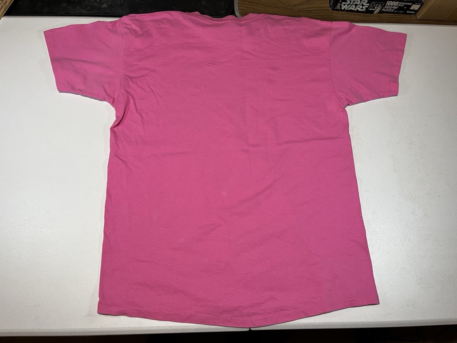 vtg single stitch USA MADE Sedona Arizona lizard XL pink shirt Anvil womens