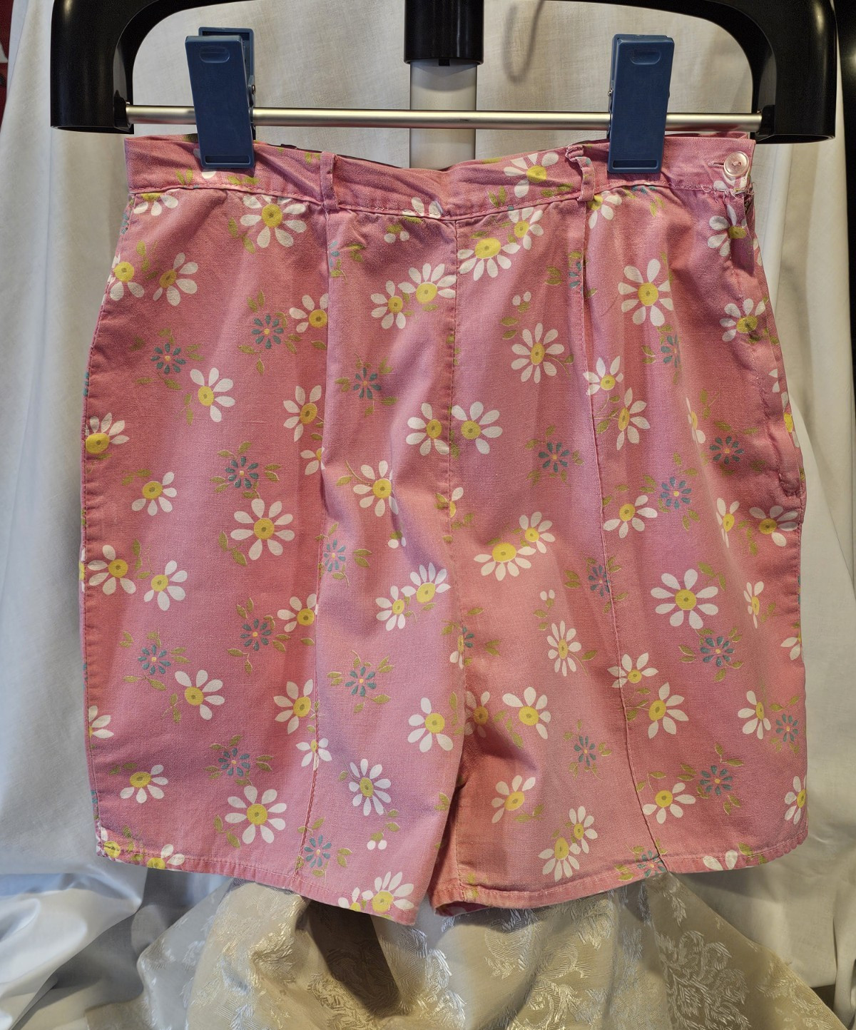 Vintage Womens Side or Back Zipper High Waisted Shorts 3 Piece Lot 28″ Waist