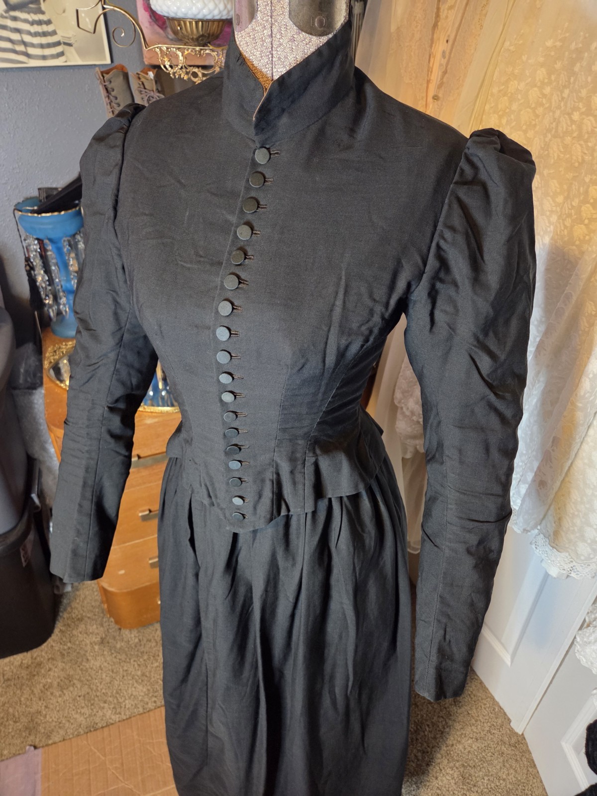 2pc. Black Victorian Riding Habit/Suit READ!