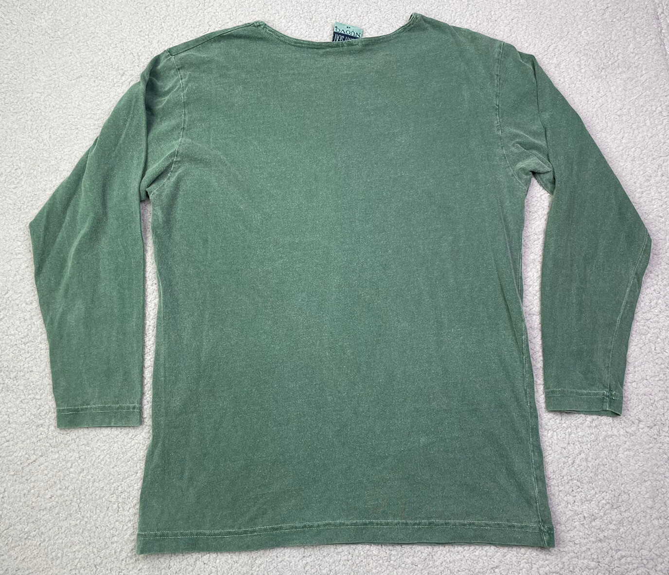 Nuovo County Seat Shirt Adult XSmall Green Long Sleeve Blouse Top Vintage Womens