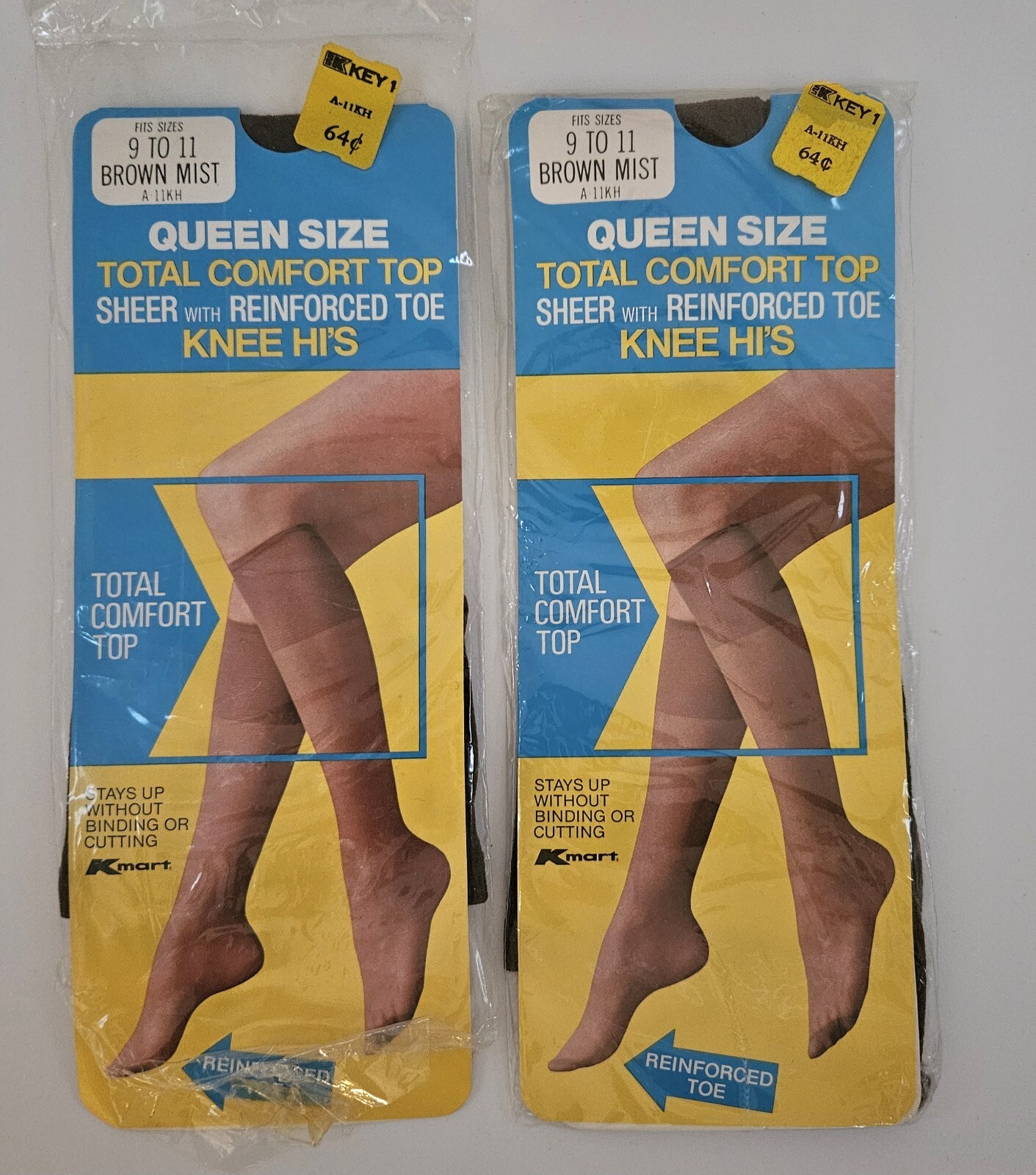 Vintage Stockings Knee Hi Lot Set Assorted Sizes Nylon Navy Nude Brown