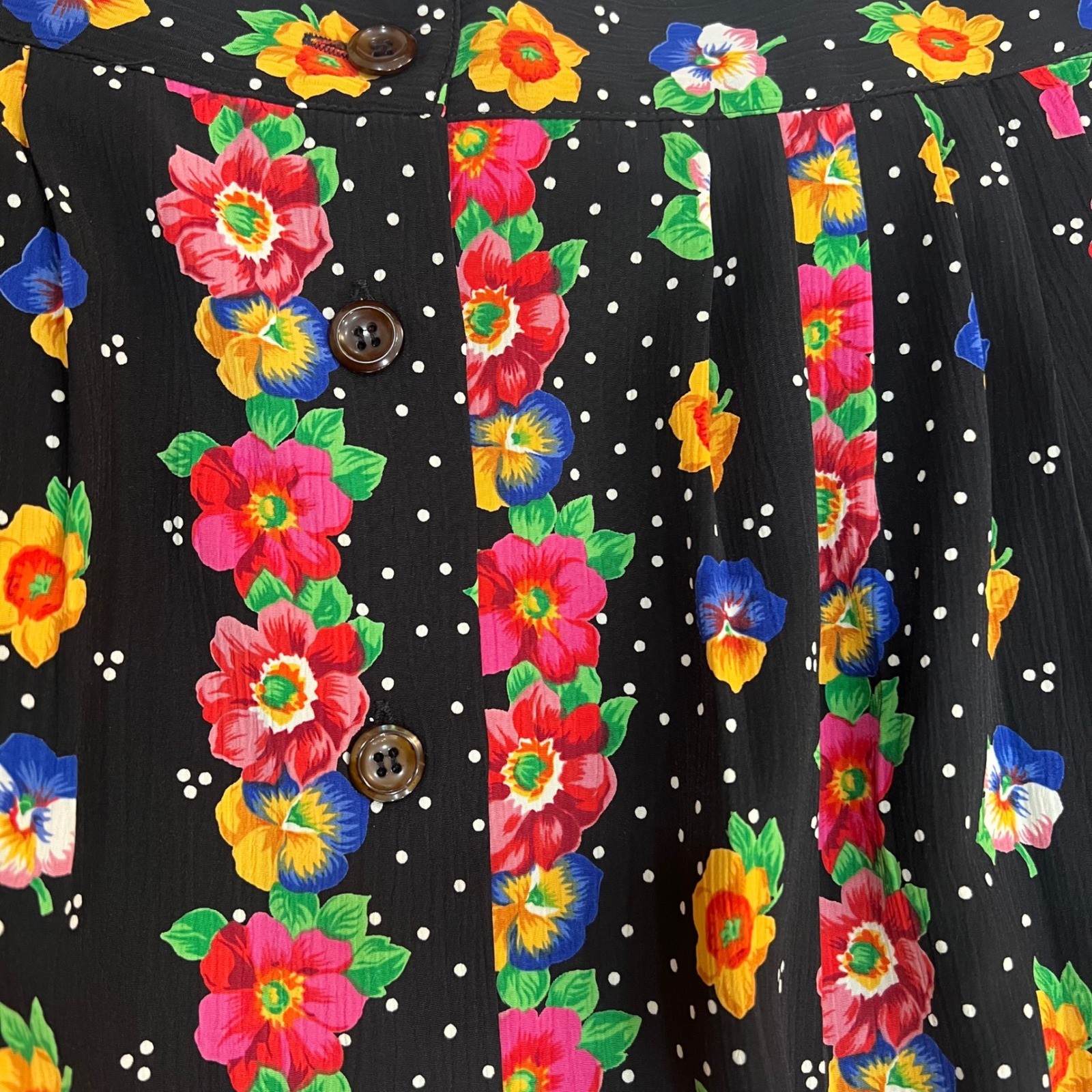 Vintage Napa Valley Floral Two Piece Matching Set Cottagecore Teachercore L 18