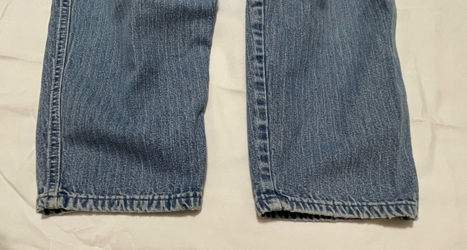 Vtg 80s Lee Riders Pinstripe Jeans High Waisted Union Made USA Mom Denim 16