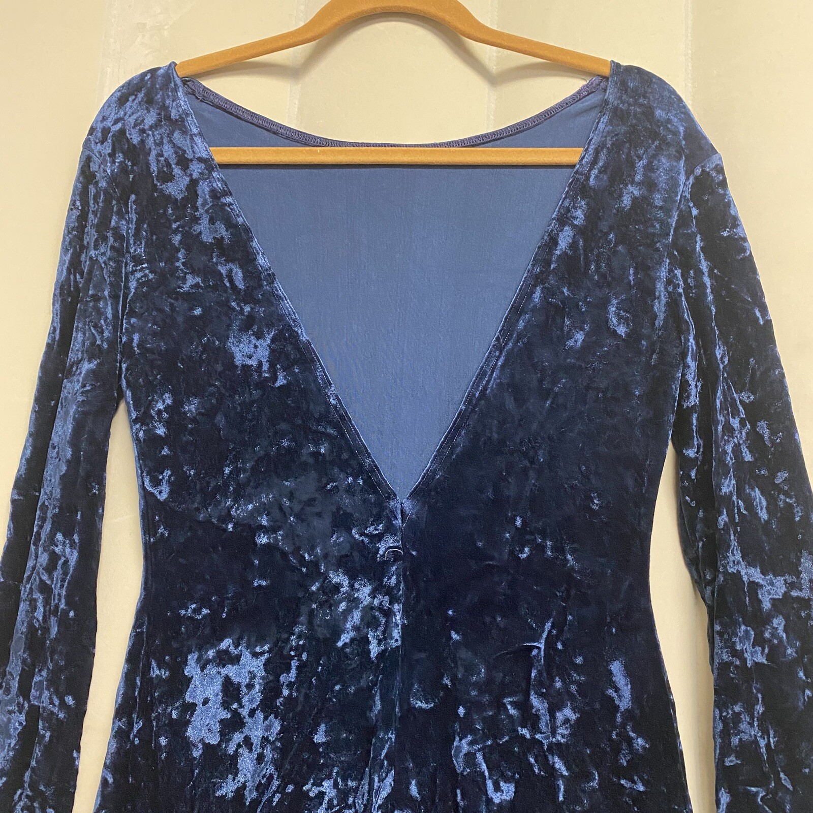 Vintage Tapemeasure Women’s Dress Large Velvet Velour Dark Romantic Whimsigoth