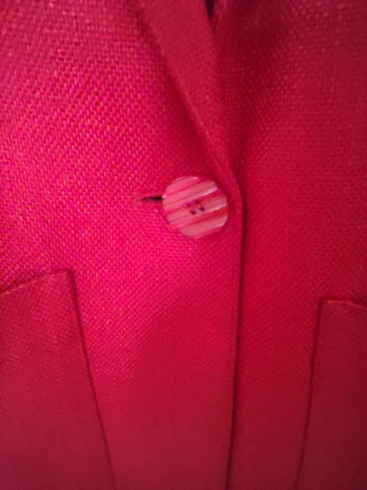 Vintage Red Blazer Jacket Oversized KGR Shoulder Pads Size 6 80’s 90’s