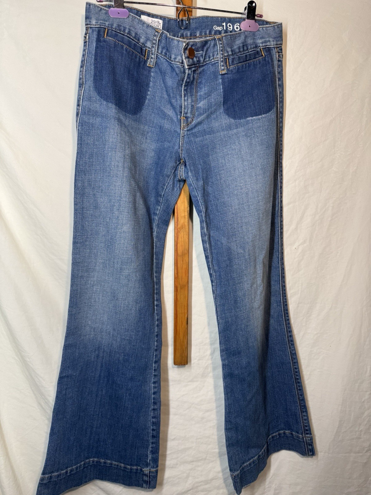 Vintage Y2K GAP 1969 Pocketless Low Rise Boyfriend Flare Jeans Size 29/8p