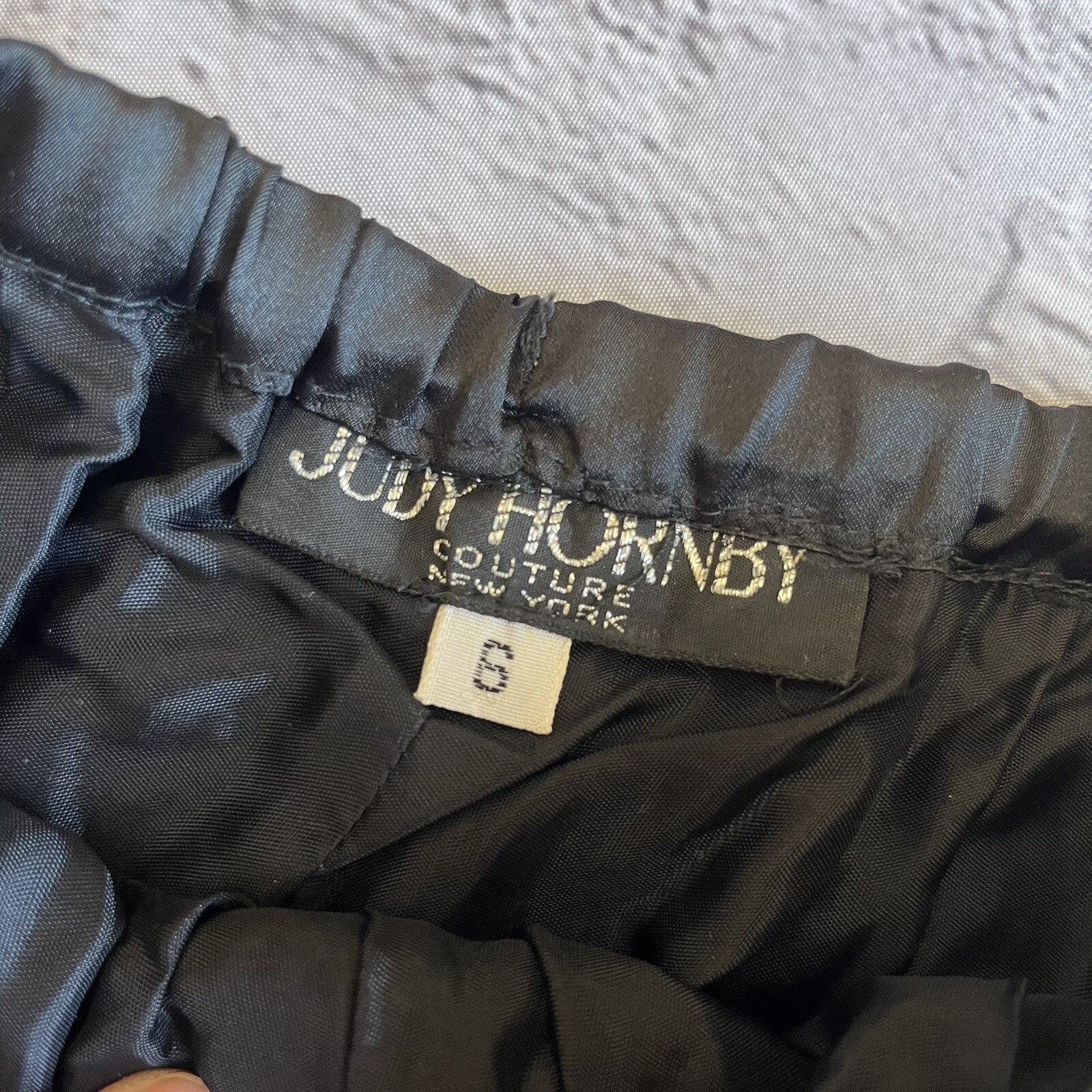 Judy Hornby Couture New York Vintage 80s Pants Retro Classic 6 Designer Luxury