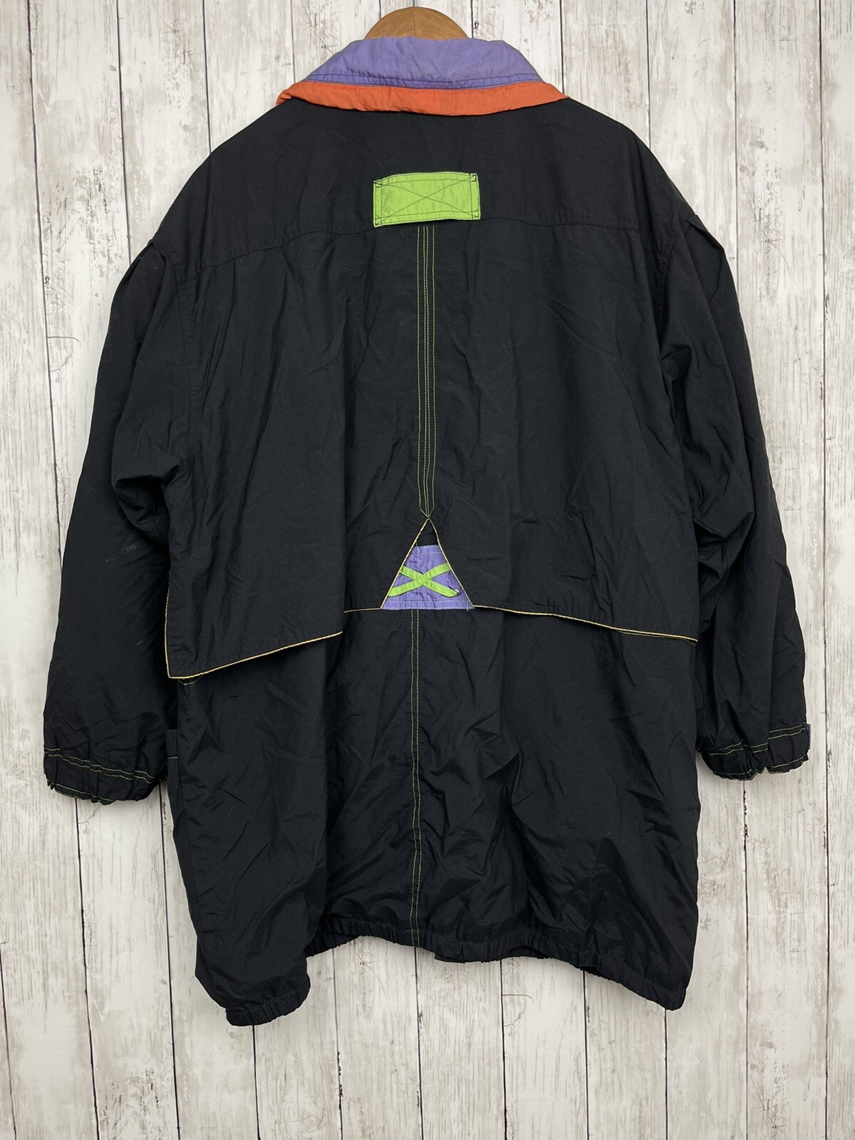 Vtg Gallery 80’s-90’s Retro Neon Winter Down Ski Jacket Women’s Size 1X (14-16)