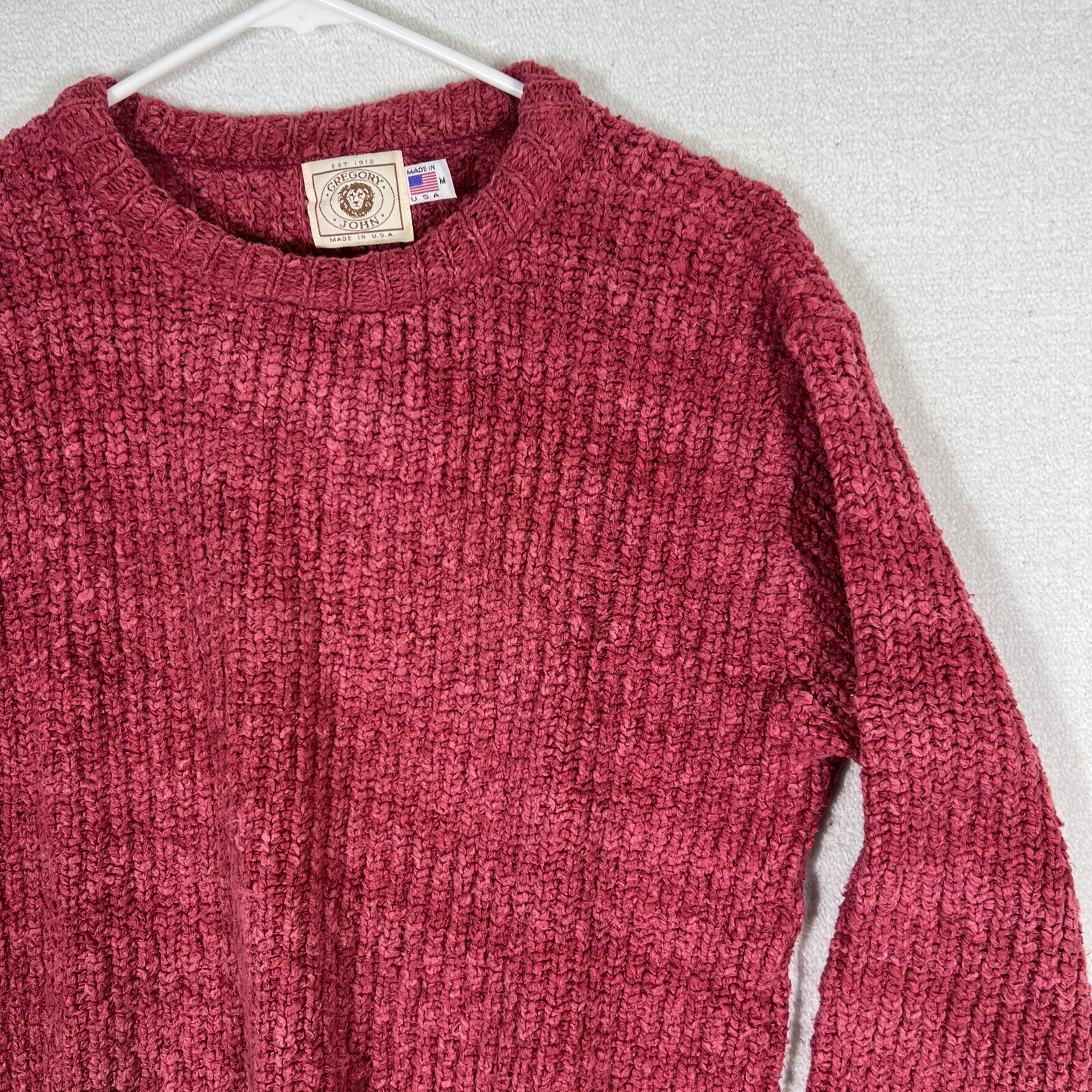 Vintage Gregory John Pullover Sweater Womens Medium Made In USA Normcore