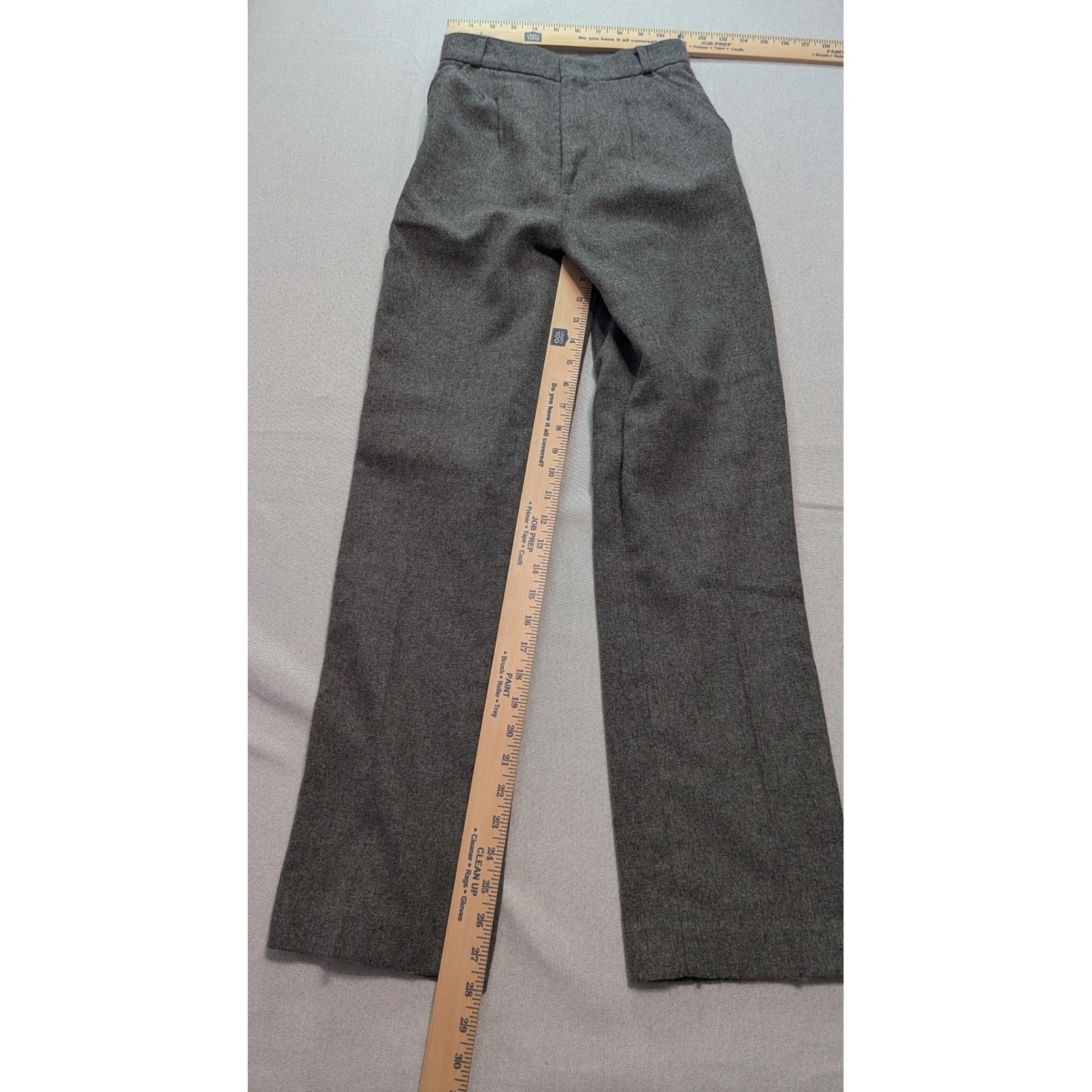 J.G. Hook Trousers Women 10 Preteen Gray Excellent Vintage Wool Blend Lined Pant