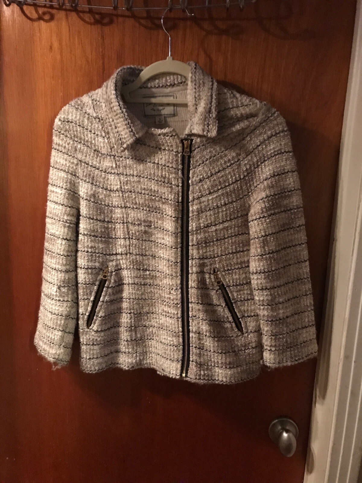 Womens Jacket By Lucky Brand From Los Angeles Size S Textured Lightly Worn