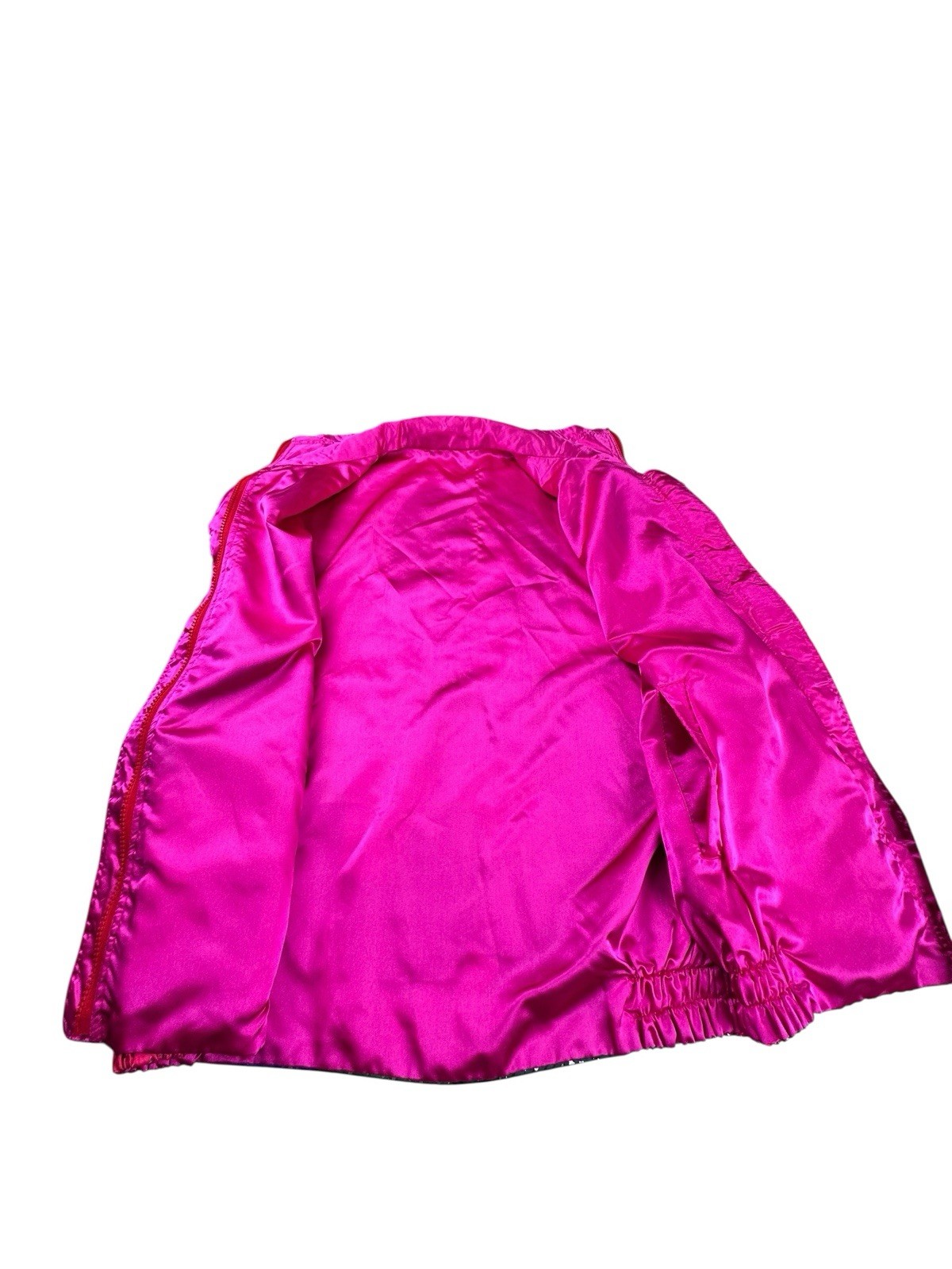 Vintage 80’s Picasso Satin Bomber Style Art to Wear AOP Jacket One Size