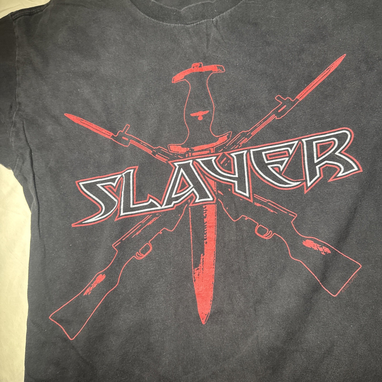Vintage Slayer Concert Shirt Large