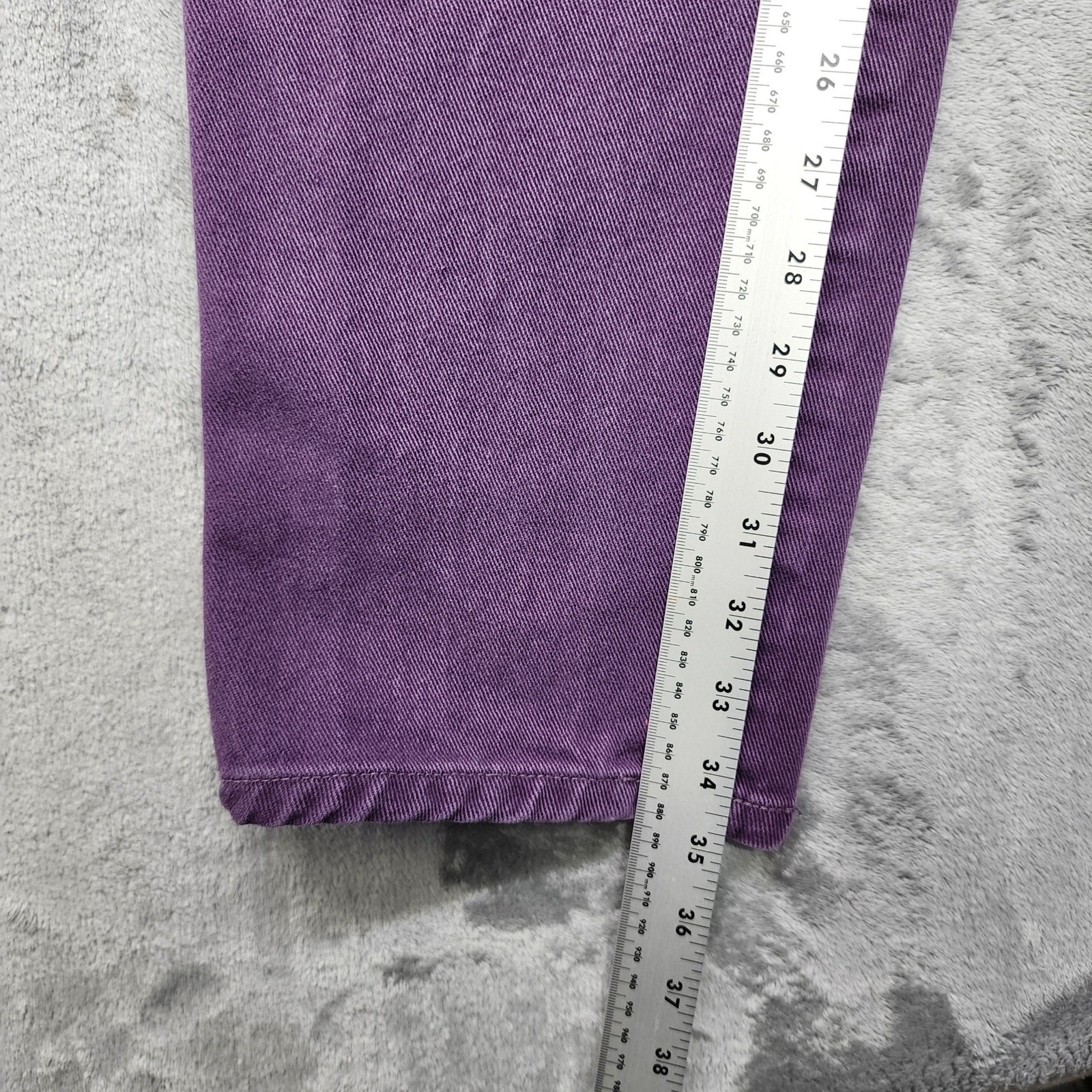 Vintage 90s Rockies Jeans Womens 31/11 Purple High Rise Bareback Tapered Western