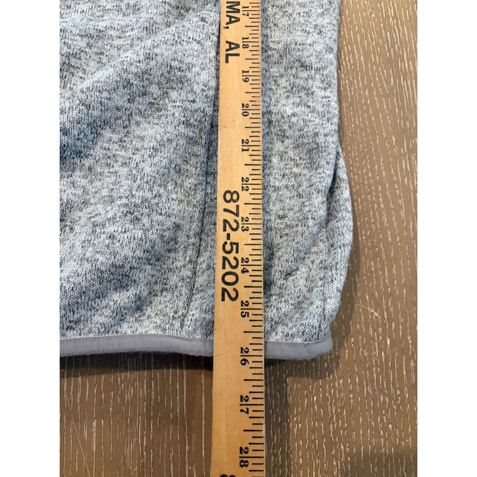 Simply Southern Women’s Large Gray Heather Snap Pullover Fleece Sweater Jacket