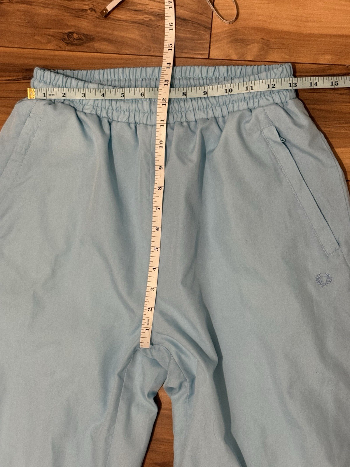 Vtg Fred Perry Windbreaker Track Pants M Light Blue Women / Unisex Runs Small