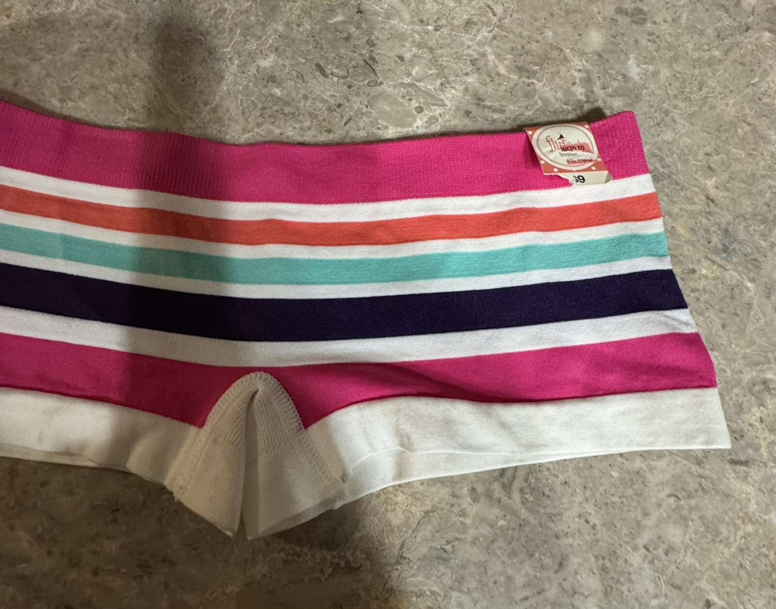 VINTAGE FLIRTITUDE BOYSHORT STRETCH PANTY! SIZE SMALL ! NEW!