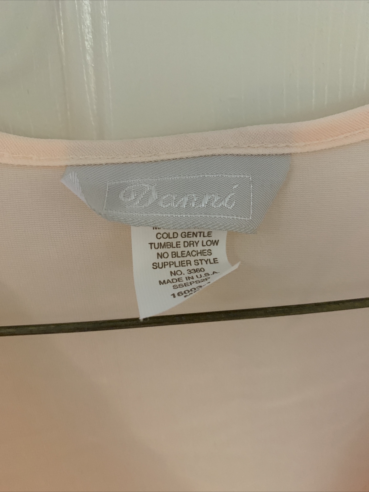 Vintage Danni Ladies Robe Peach Made In USA Medium House Dress