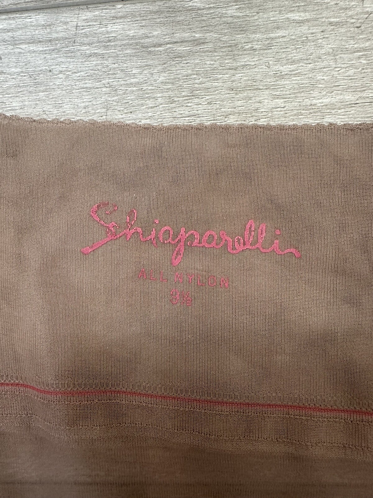 1960s Schiaparelli Brown Nylon Stockings Pantyhose Hosiery 2 Pairs in Box