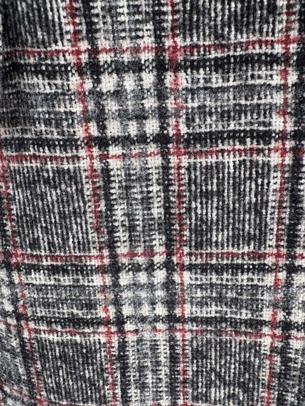 Vintage Y2K Les Copains Glen Plaid Skirt Suit Italian Designer Blazer & Skirt