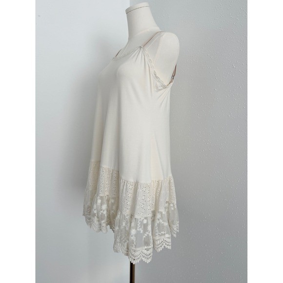 NWT Matilda Jane Spoonful of Sugar Ivory Lace Slip Dress Boho Cottagecore (L)
