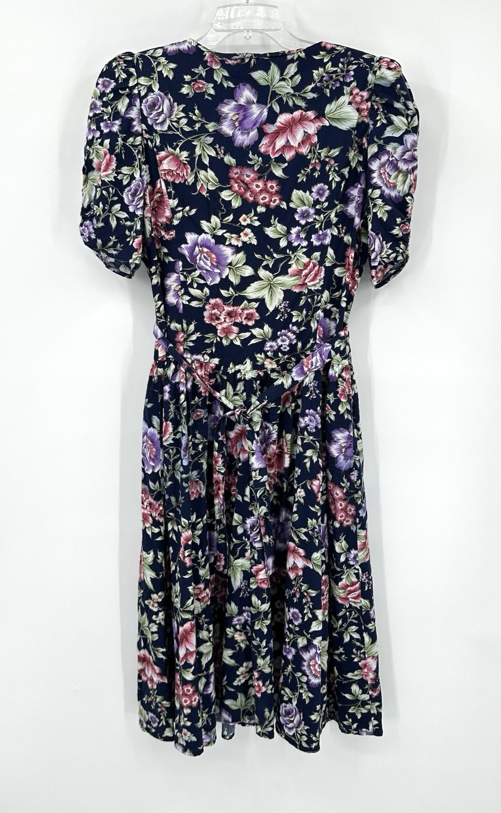 vintage 80s COUNTRY ROMANCE MAXI DRESS floral XL cottagecore prairie equestrian