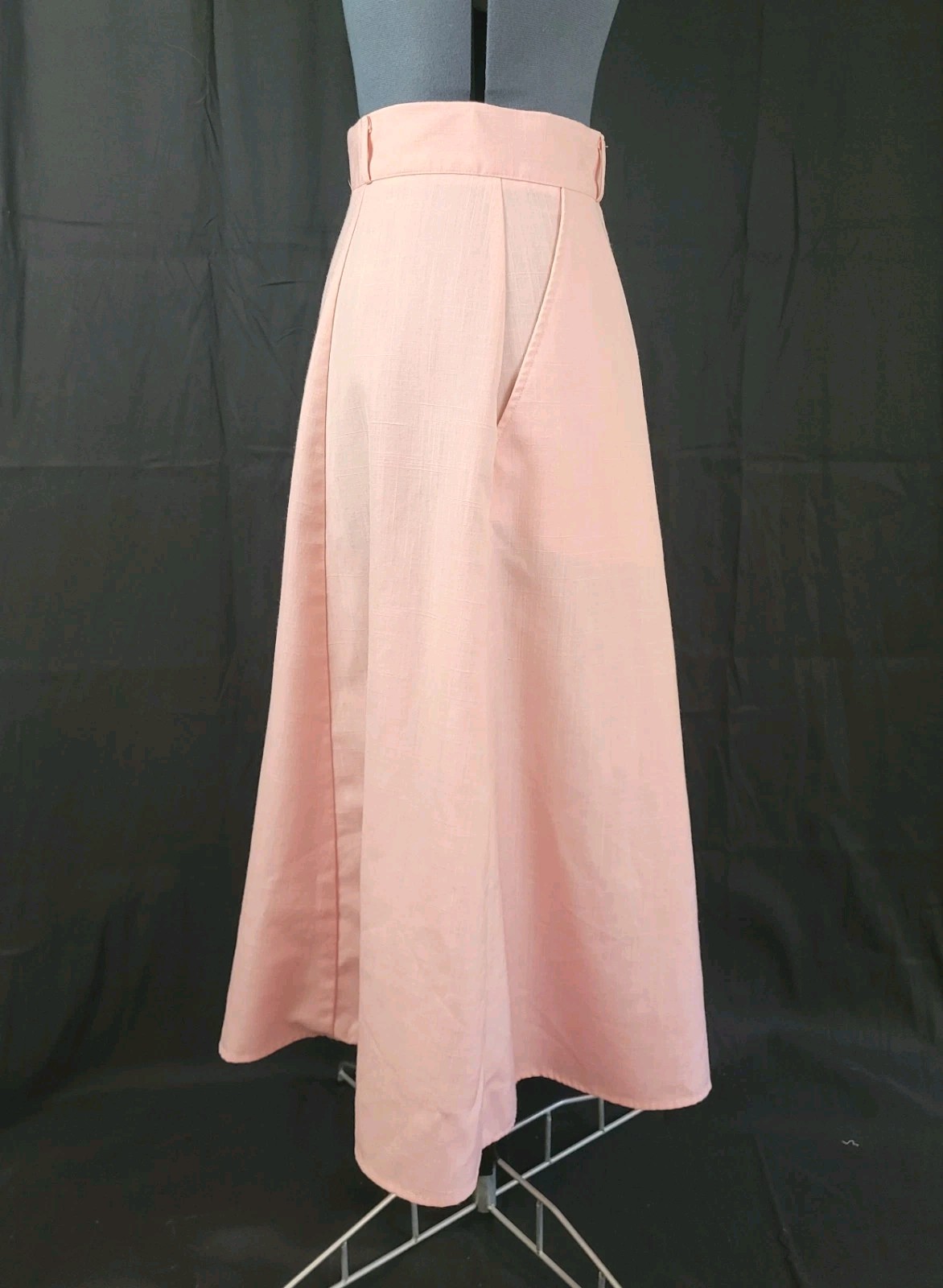 Vintage Counterparts Pink 6 Gore Skirt w Pockets Size 12