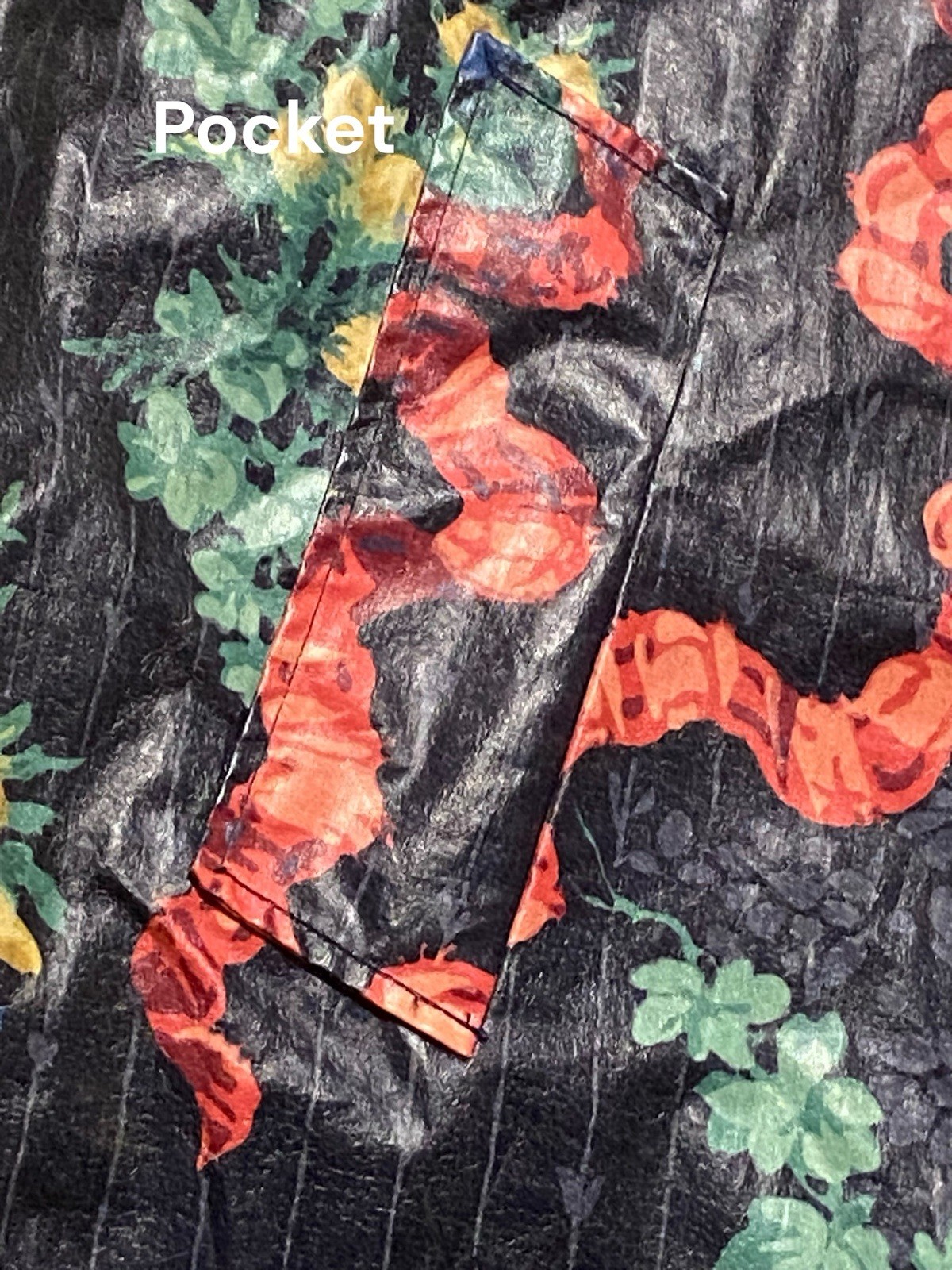 Vintage Nordic House Designs Blue Floral Maxi Raincoat USA 80s 90s Cottagecore