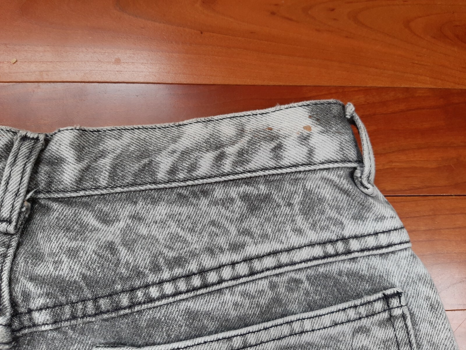 Vintage 80s 90s Jeans High Rise Waist Acid Wash Black Tapered Leg CHIC 12 Tall