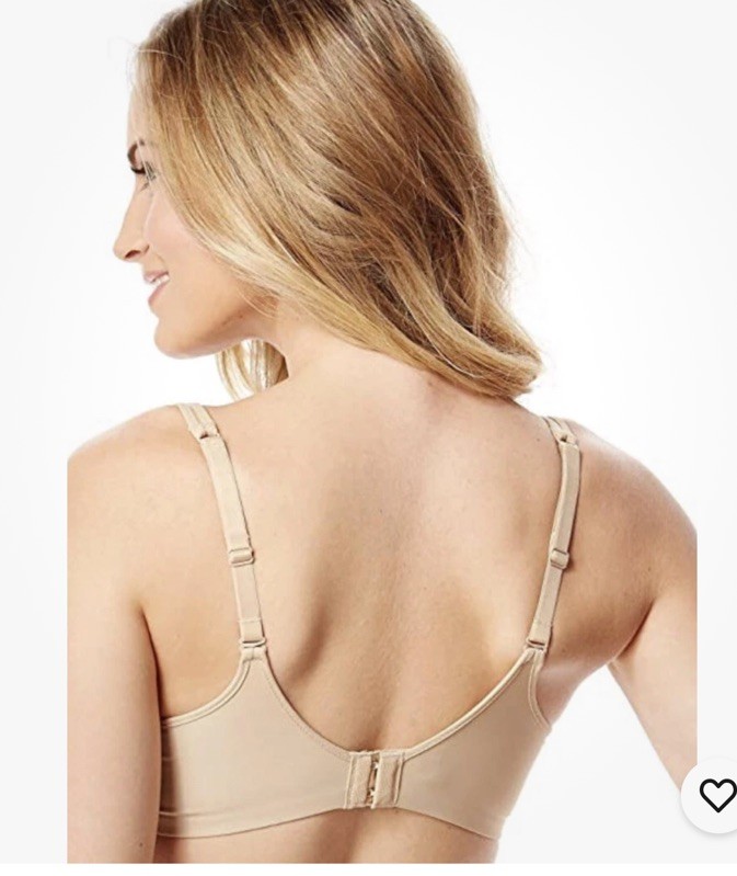 NWT Bali DF3439 Women’s One Smooth U Ultra Neckline Underwire Bra Nude 38DD