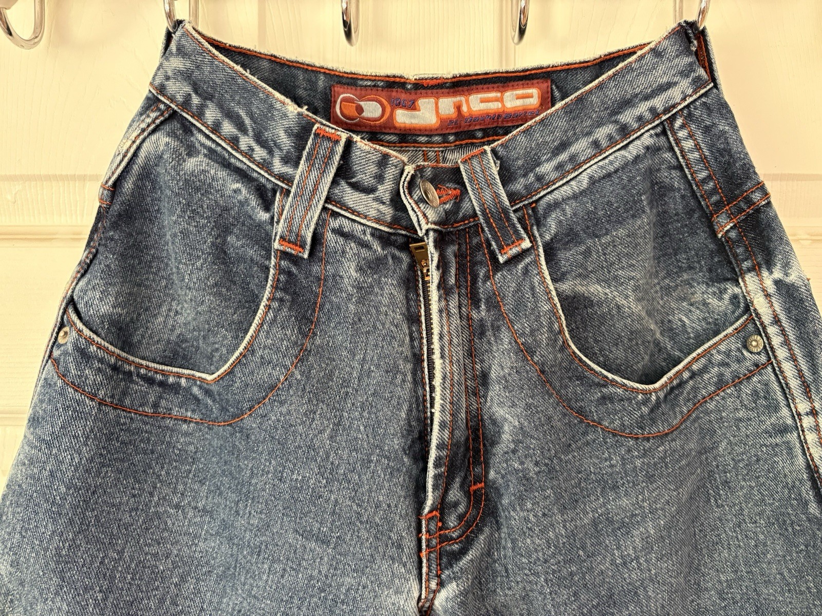 Jnco 1067 26” Double Barrel Jeans Size 3 Girlie Stuff Vintage 90s Y2K