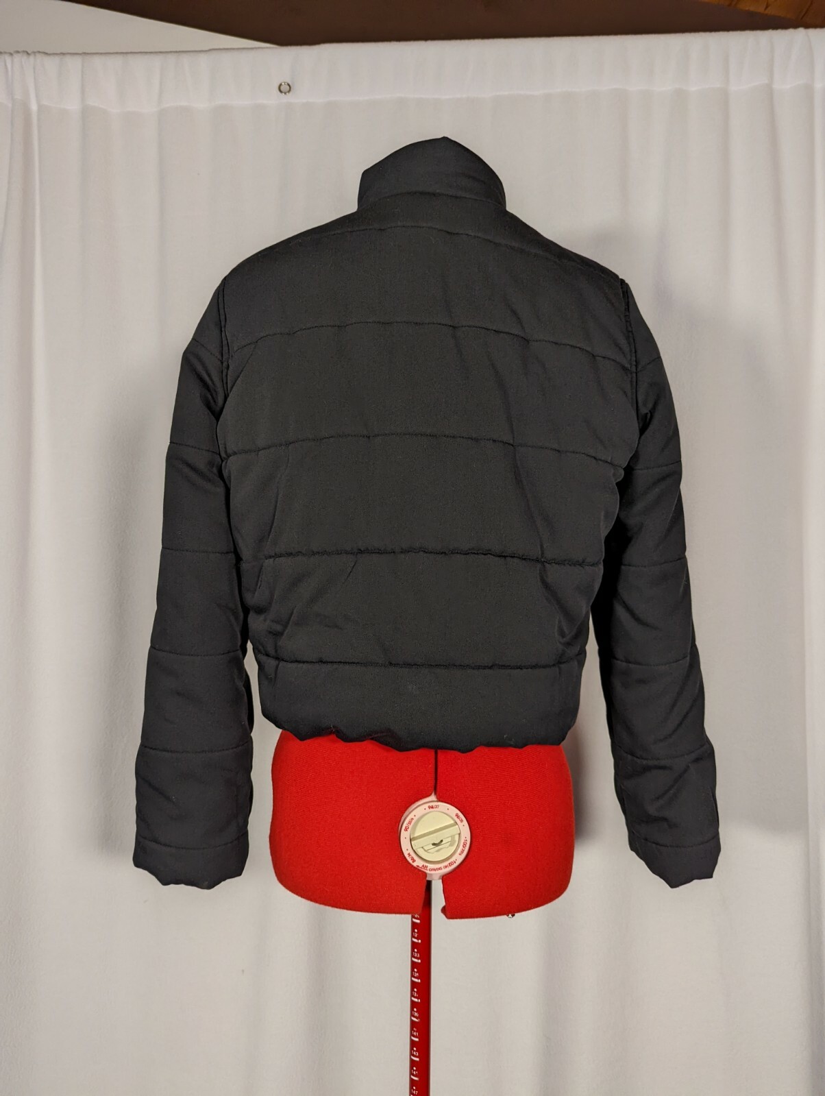 Armani Exchange Vintage 90s Rayon Poly Black Duvet Comforter Puffer Jacket M