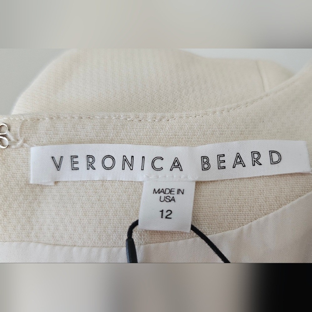 VERONICA BEARD Women’s Ivory Julie Midi Dress. Sz 12