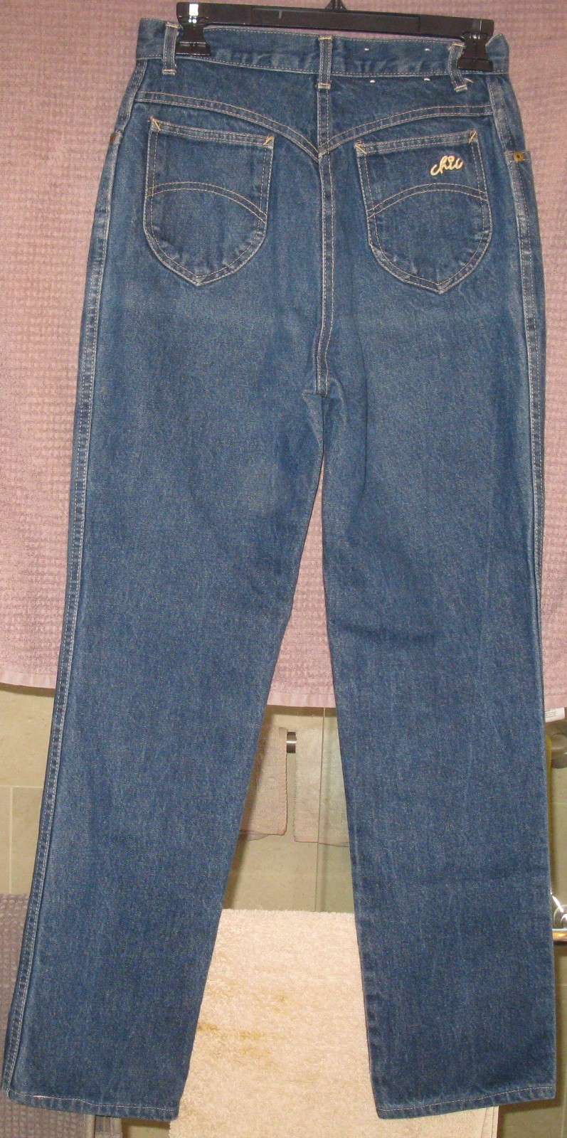 Vintage 1980’s era Chic regular length dark wash jeans women’s size 10/11