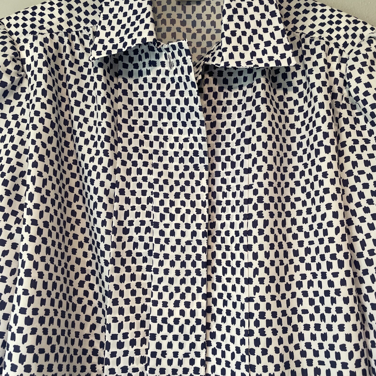 VTG 80S TERRY CHICAGO USA BLOUSE SHIRT WOMEN Size 8