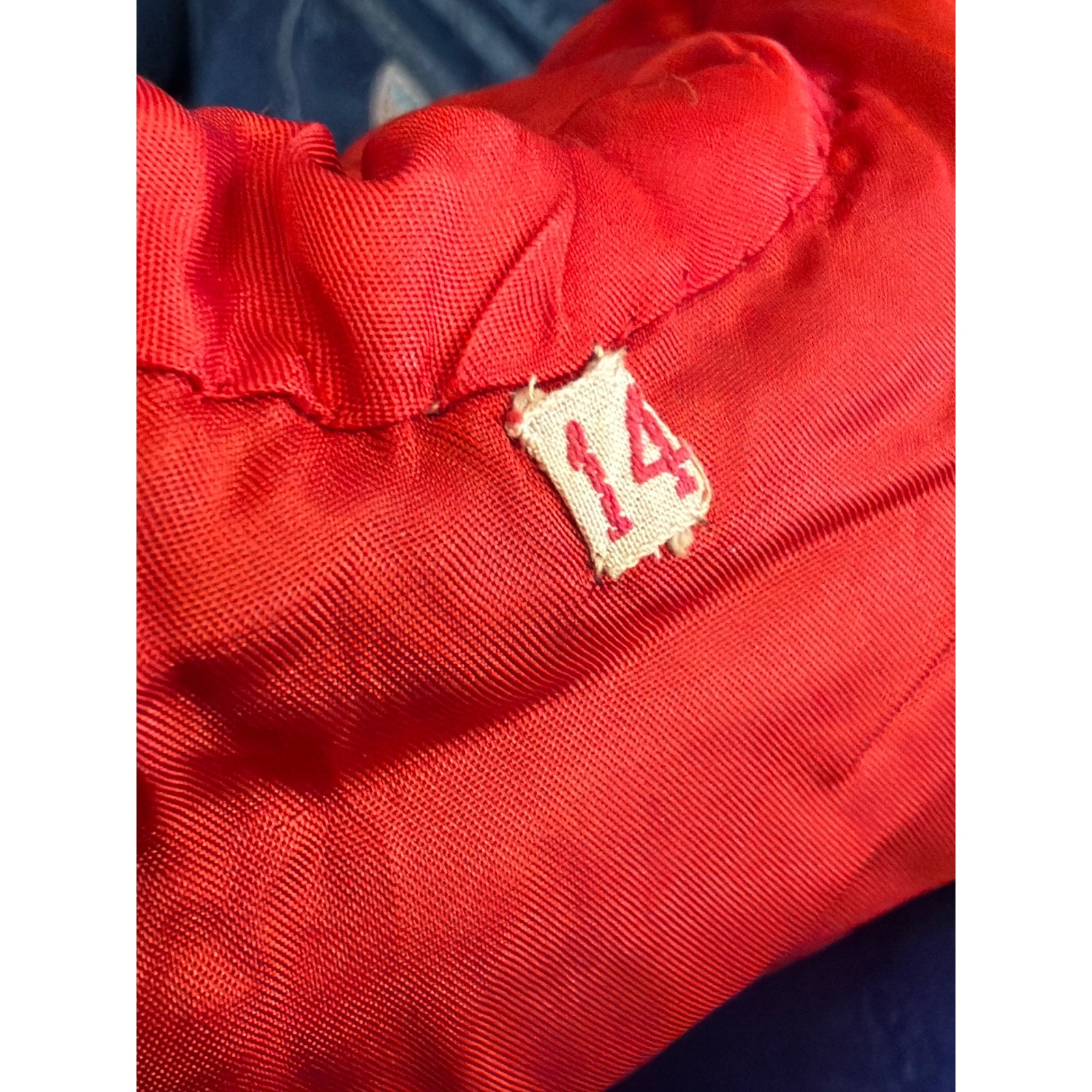 Vintage 60s L’Empereur Paris Bonwit Teller Wool Coat France Navy Red Sz 14