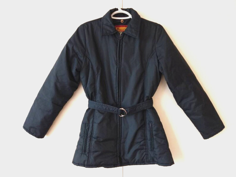 Vintage Nylon Winter Jacket Baymart by Hudson’s Bay Company 38″ Chest Size Small