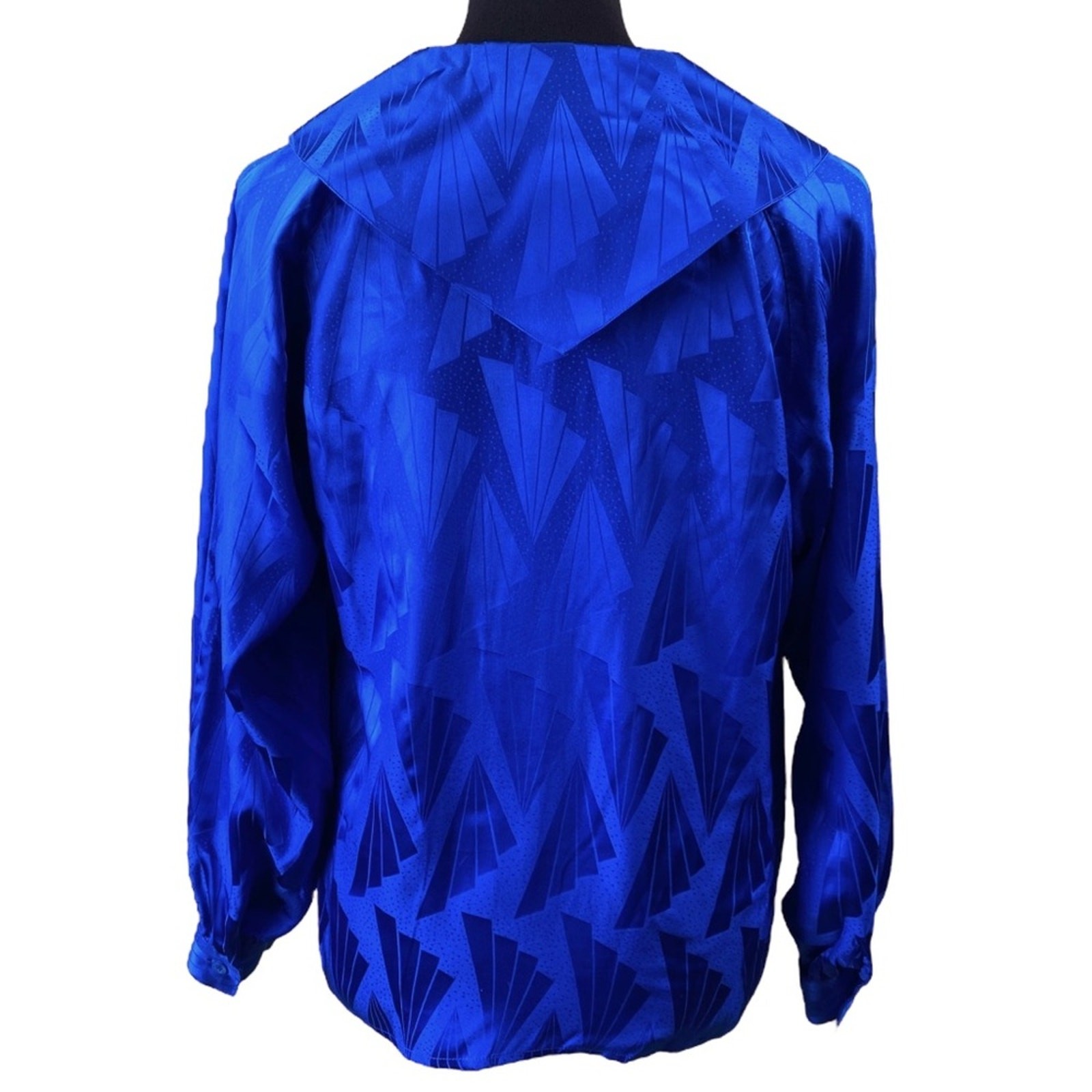 Vintage Dynasty 1980’s 100% Silk Blouse Size S/M Dead Stock New With Tags Retro