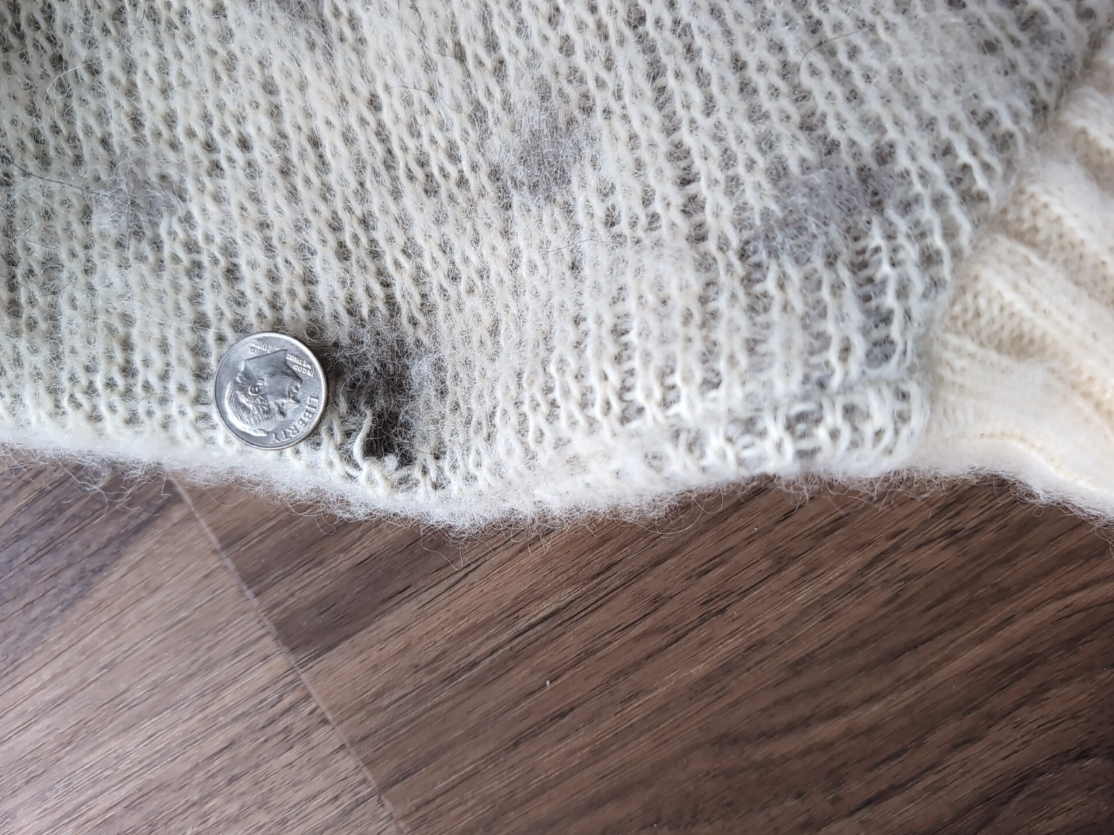 Super Nice Vtg Hilda Ltd Wool Cape 1 Size Ivory Natural Colors Needs Mending