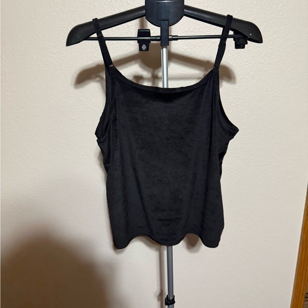 Juicy Couture Black Camisole with Embellished Logo
